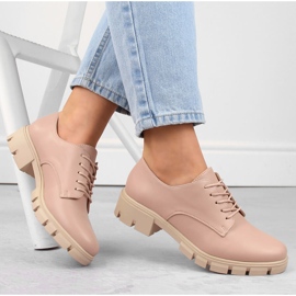 M. DASZYŃSKI Zapatos oxford mujer rosa M.Daszyński MR23119-5 rosado 5