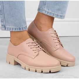 M. DASZYŃSKI Zapatos oxford mujer rosa M.Daszyński MR23119-5 rosado 7