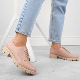 M. DASZYŃSKI Zapatos oxford mujer rosa M.Daszyński MR23119-5 rosado 6