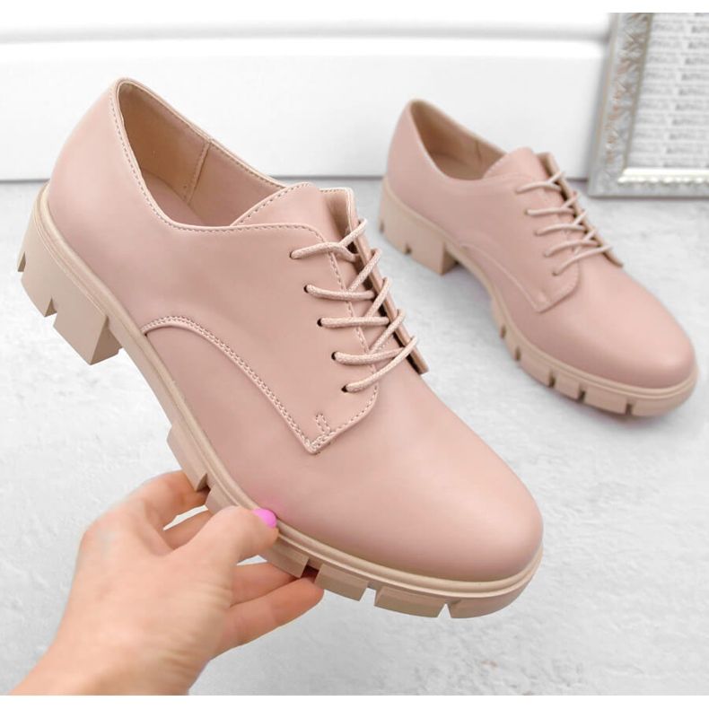 M. DASZYŃSKI Zapatos oxford mujer rosa M.Daszyński MR23119-5 1