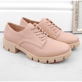 M. DASZYŃSKI Zapatos oxford mujer rosa M.Daszyński MR23119-5 rosado 2