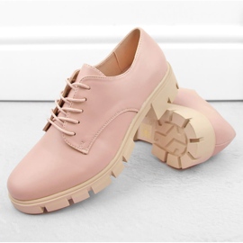 M. DASZYŃSKI Zapatos oxford mujer rosa M.Daszyński MR23119-5 rosado 3