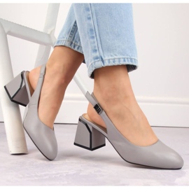 Sandalias Vinceza W JAN272 piel gris 1
