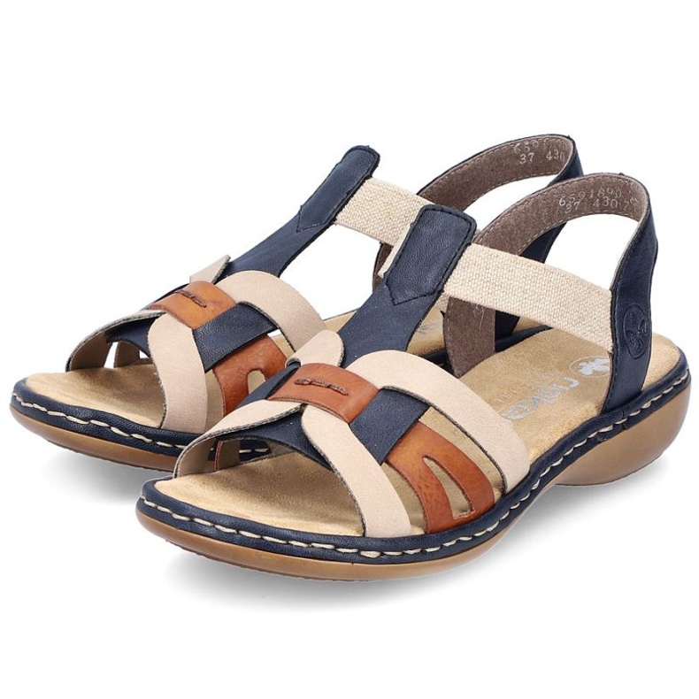 Sandalias cómodas Rieker W RKR662 multicolor 2