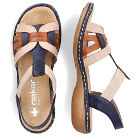 Sandalias cómodas Rieker W RKR662 multicolor 3