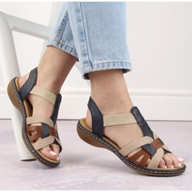 Sandalias cómodas Rieker W RKR662 multicolor 5