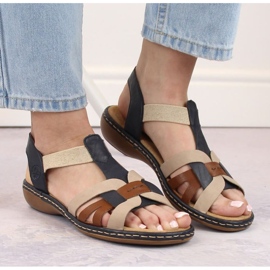 Sandalias cómodas Rieker W RKR662 multicolor 6