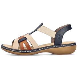 Sandalias cómodas Rieker W RKR662 multicolor 13