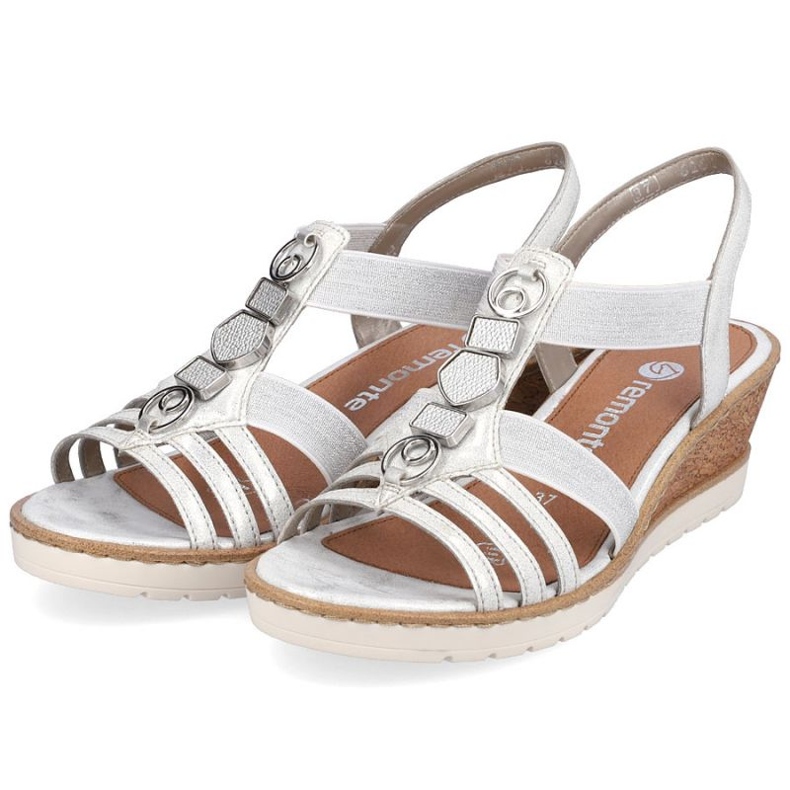 Rieker Sandalias cuña cómodas Remonte W RKR663 2