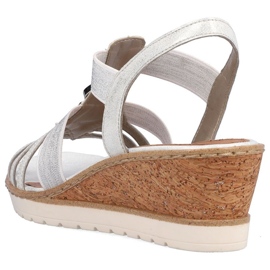 Rieker Sandalias cuña cómodas Remonte W RKR663 6