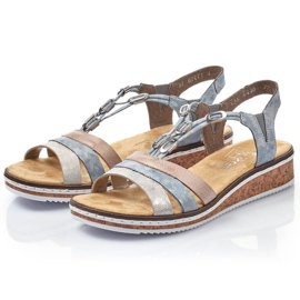 Sandalias cómodas Rieker W RKR664 multicolor 5
