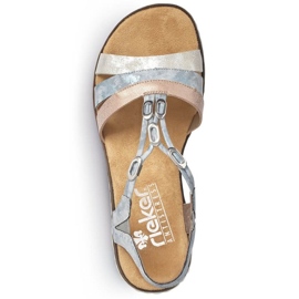 Sandalias cómodas Rieker W RKR664 multicolor 9