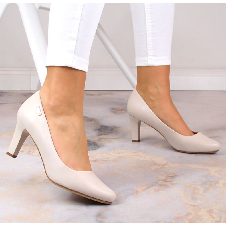 Salón de tacón Sergio Leone W SK39AA, gris claro 2