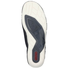 Zapatos cómodos Rieker M RKR666 azul marino 3