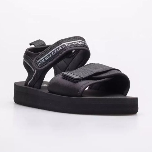 Sandalias Mujer Velcro Big Star LL274784 Negro 1