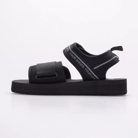 Sandalias Velcro Mujer Big Star LL274784 Negro 2