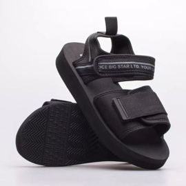 Sandalias Mujer Velcro Big Star LL274784 Negro 5