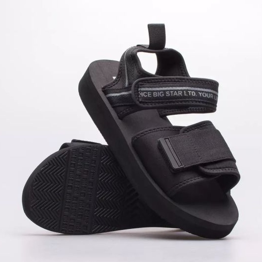 Sandalias Mujer Velcro Big Star LL274784 Negro 5