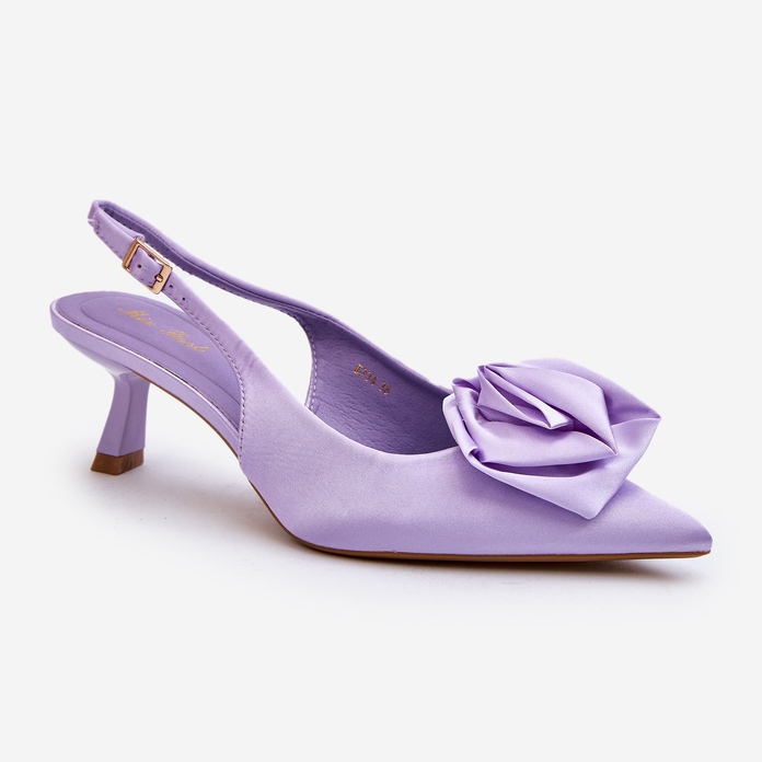 Tacones Altos Decorados Ozena Púrpura violeta 1 Tacones Altos Decorados Ozena Púrpura violeta 1