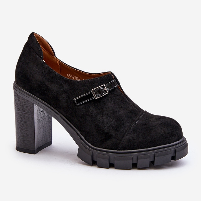 Zapatos Tacón Mujer Tauina Negro 1