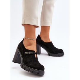 Zapatos Tacón Mujer Tauina Negro 3