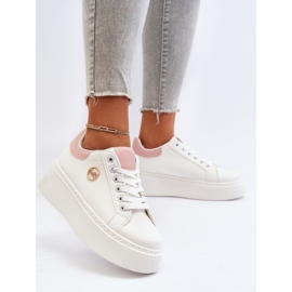 PM1 Zapatillas Mujer Plataforma Blanco Eshen 3