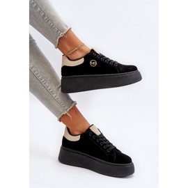 Zapatillas Mujer Plataforma Negro Eshen 9