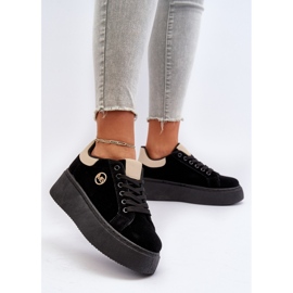 Zapatillas Mujer Plataforma Negro Eshen 5