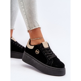 Zapatillas Mujer Plataforma Negro Eshen 7