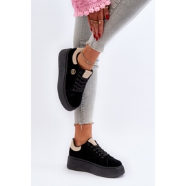 Zapatillas Mujer Plataforma Negro Eshen 8