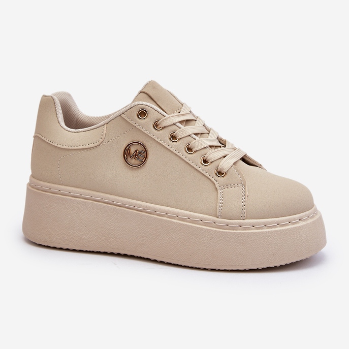 Zapatillas Mujer Plataforma Beige Eshen 1