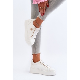Zapatillas Mujer Plataforma Baja Blanco Telirra 12
