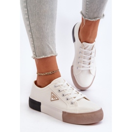 Zapatillas Bajas de Mujer Blancas Enalae blanco 4