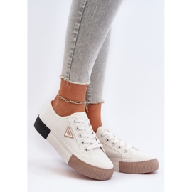 Zapatillas Bajas de Mujer Blancas Enalae blanco 2