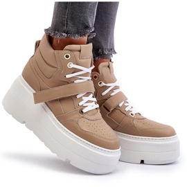 Zazoo 3450 Zapatillas Mujer Piel, Beige 12