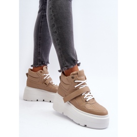 Zazoo 3450 Zapatillas Mujer Piel, Beige 7