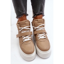 Zazoo 3450 Zapatillas Mujer Piel, Beige 2