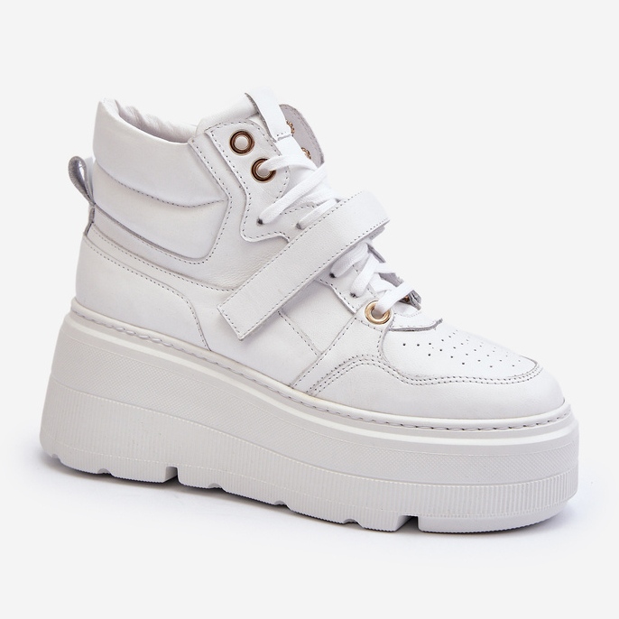 Zazoo 3450 Zapatillas Mujer Piel Blanco 1