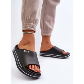 Chanclas de Mujer con Plataforma Big Star NN274A036 Negro 4