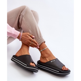 Chanclas de Mujer con Plataforma Big Star NN274A036 Negro 9