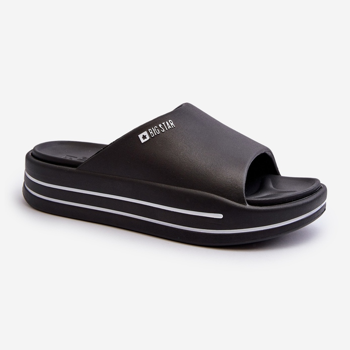 Chanclas de Mujer con Plataforma Big Star NN274A036 Negro 2