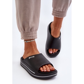 Chanclas de Mujer con Plataforma Big Star NN274A036 Negro 5