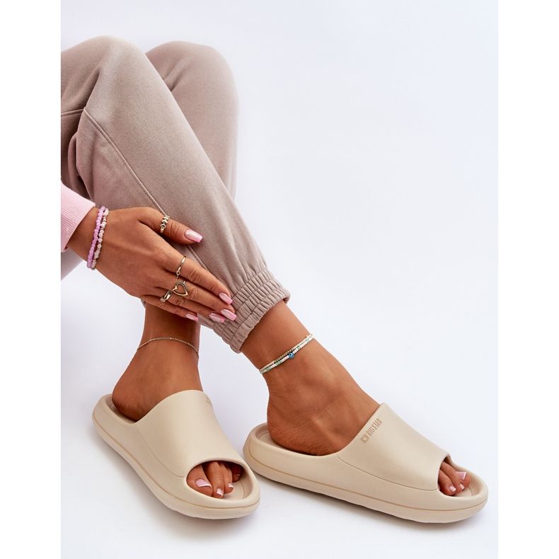 Chanclas Mujer Ligeras Big Star NN274A040 Beige 1