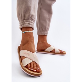 Chanclas Mujer Big Star NN274A057 Beige 3