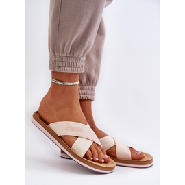 Chanclas Mujer Big Star NN274A057 Beige 2