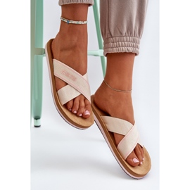 Chanclas Mujer Big Star NN274A057 Beige 7