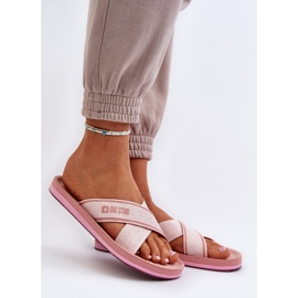 Chanclas de mujer Big Star NN274A058 Rosa rosado 3