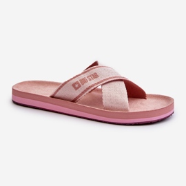 Chanclas de mujer Big Star NN274A058 Rosa rosado 2 Chanclas de mujer Big Star NN274A058 Rosa rosado 2