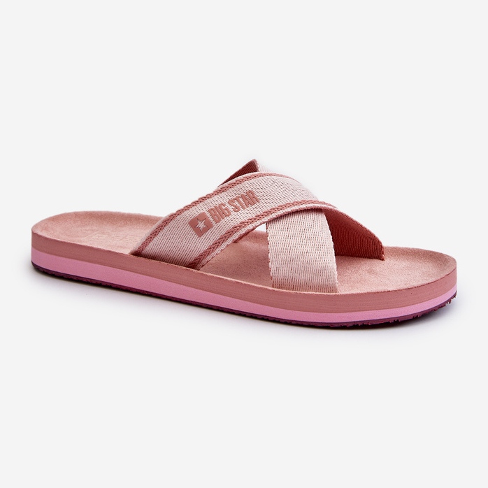 Chanclas de mujer Big Star NN274A058 Rosa rosado 2