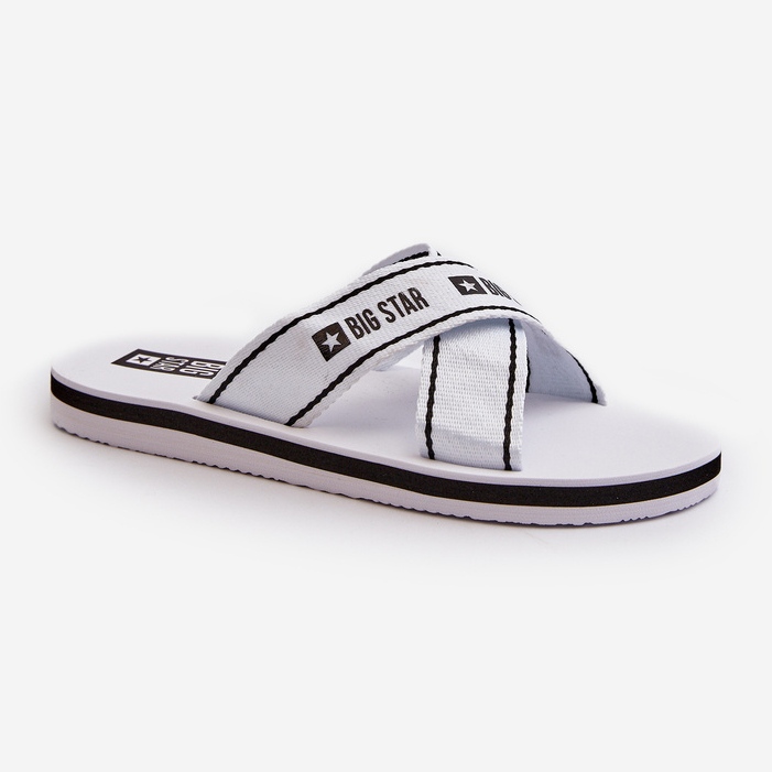 Chanclas de Mujer con Suela de Espuma Big Star NN274A509 Blanco 2
